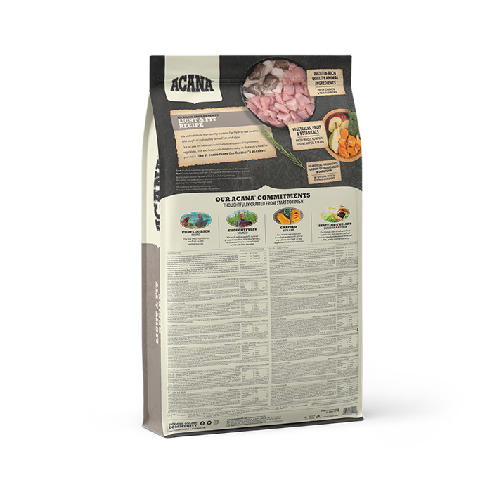 Acana Light & Fit Xira Trofi Skulou me Kotopoulo 2kg